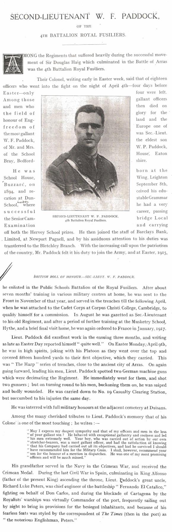 Biography of William Paddock