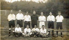 Peter Pieraccini, standing first on left