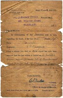 Second War Notice to Ethel