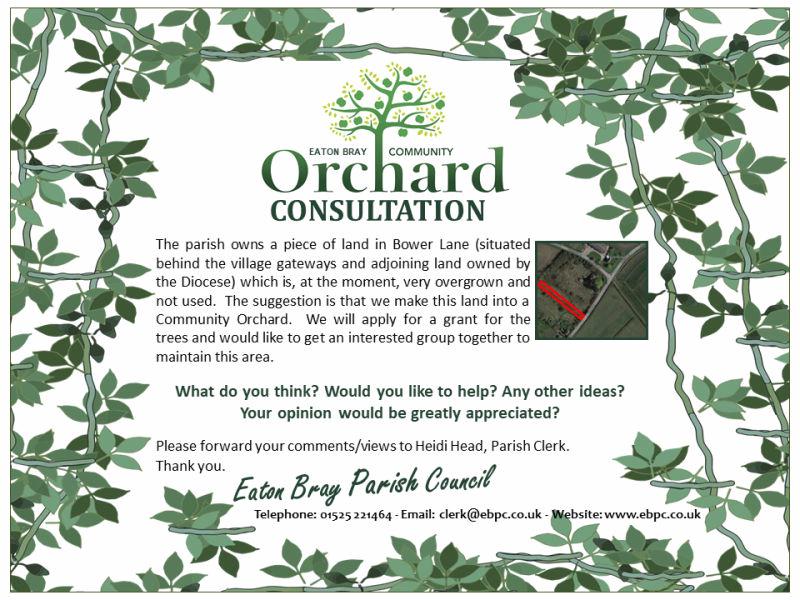 Eaton Bray Community Orchard Consultation